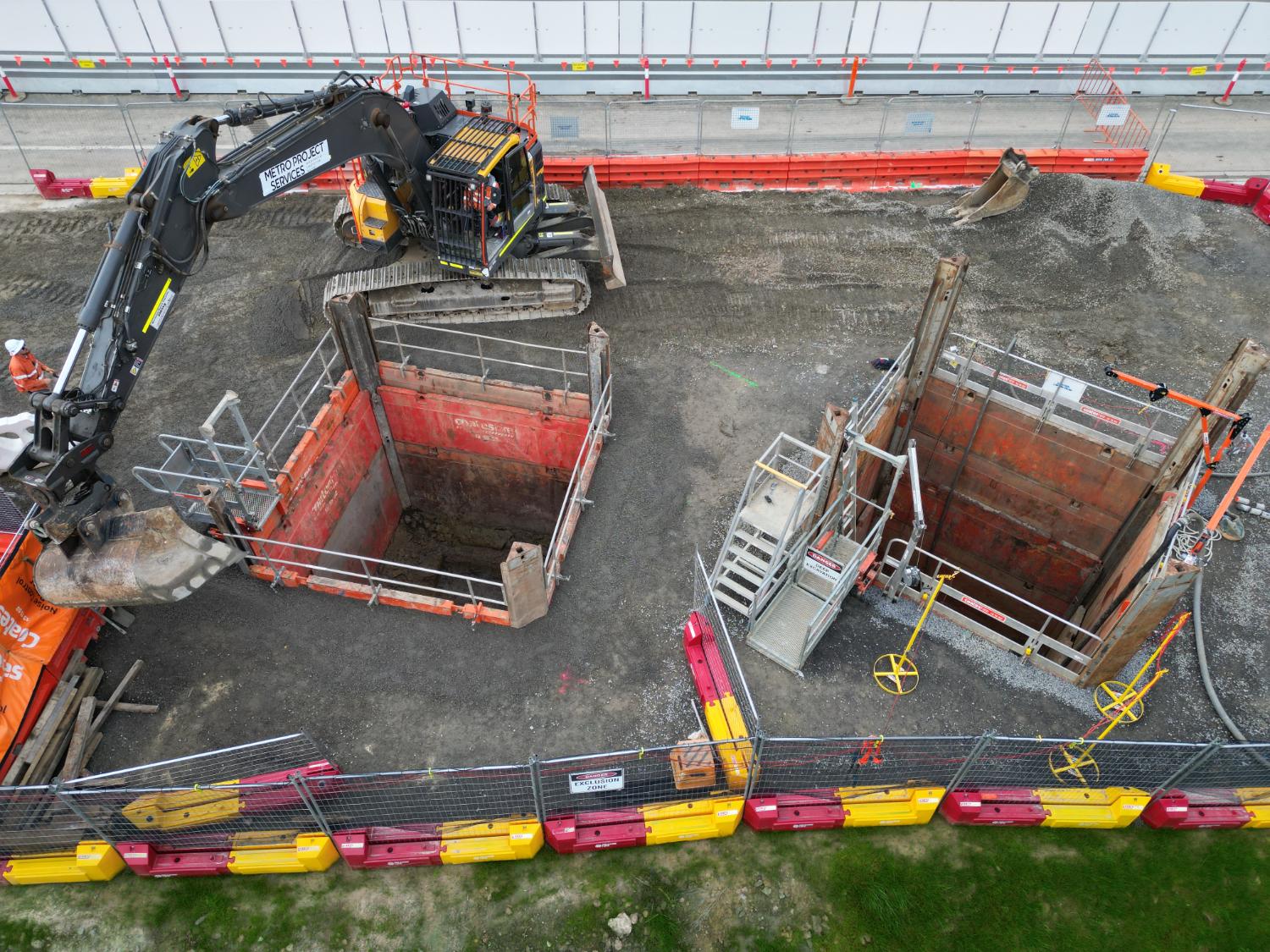 Civil construction and deep shaft works on an MPS project